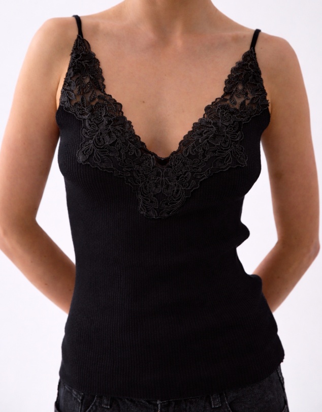 Style Addict - Luna Lace Trim Cami