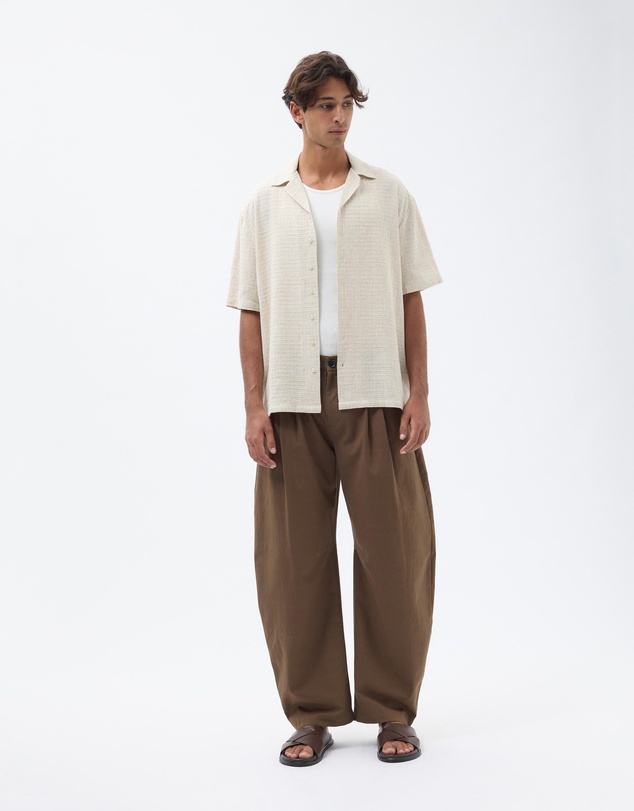 AERE - Pleated Barrel Trousers