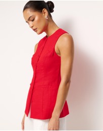 AERE - Amadi Linen Vest