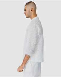 Justin Cassin - Vanity Sheer Stripe Top