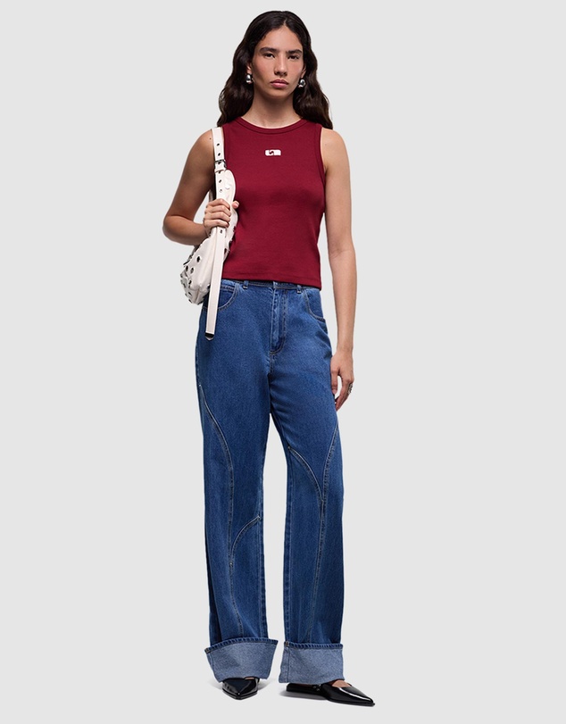 Laagam - Embroidered Logo Tank