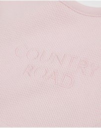 Country Road - Organically Grown Cotton Waffle Bib