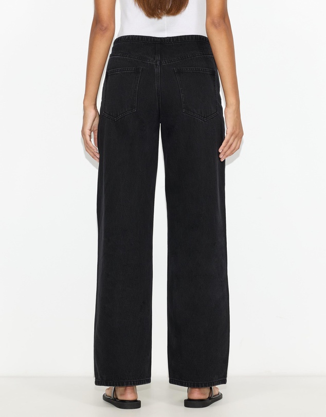 Dazie - Budapest Tie Front Low Rise Straight Leg Jeans