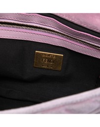 Pre-Loved by Azura Reborn - Pre-Loved Zucca Embossed Velvet Baguette Satchel