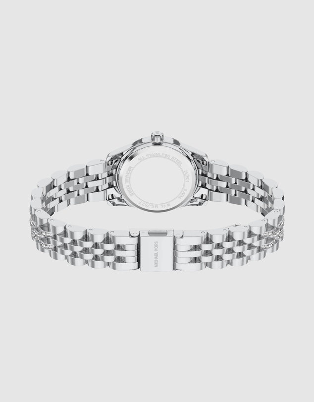 Michael Kors - Lexington Silver Tone Analogue Watch
