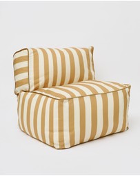Phile - Striped Toddler Lounger - Marigold