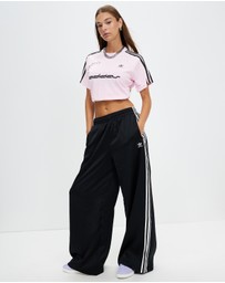 adidas Originals - Satin Wide Leg Track Pants