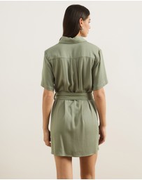 Atmos&Here - Holly Viscose Twill Mini Dress