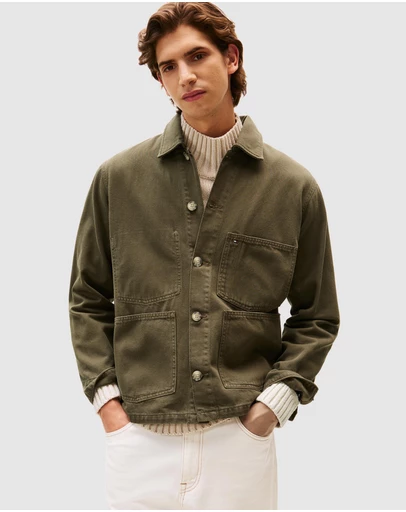 Tommy Hilfiger - Washed Denim Chore Jacket