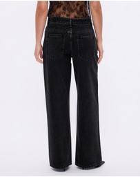 Minima Esenciales - Mid Rise Wide Leg Jeans
