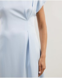Atmos&Here - Rylee Boat Neck Midi Dress