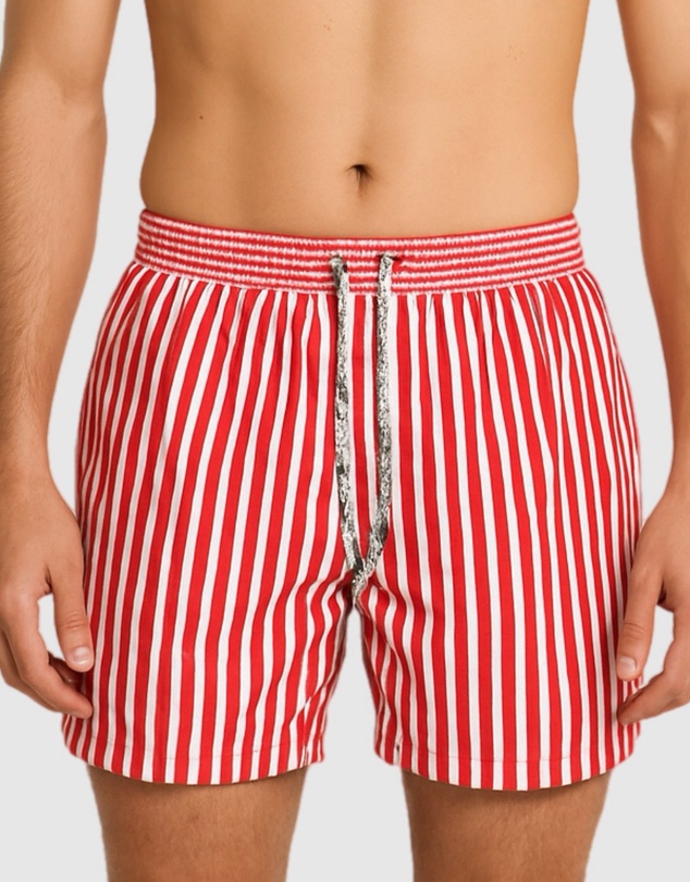 Tolu Australia - Boardshorts with Red Stripes