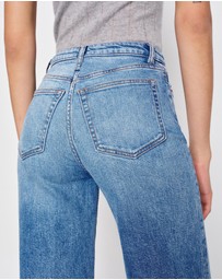Reformation - Bex Super Stretch High Rise Wide Leg Jeans