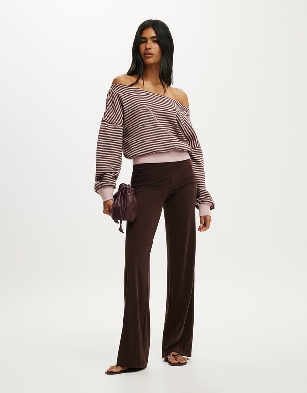 Cotton On - Relaxed Off Shoulder Sweatshirt