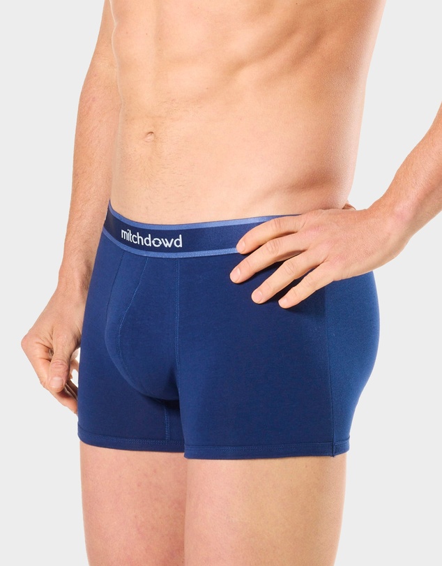 Mitch Dowd - Mitchdowd Mens 3 Pack Trunks in Blue Tones and Tropical Print
