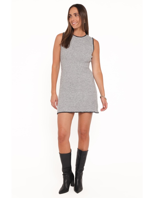 Petal & Pup - Damon Mini Dress - Grey