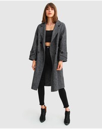 Belle & Bloom - Rumour Has It Oversized Wool Blend Coat