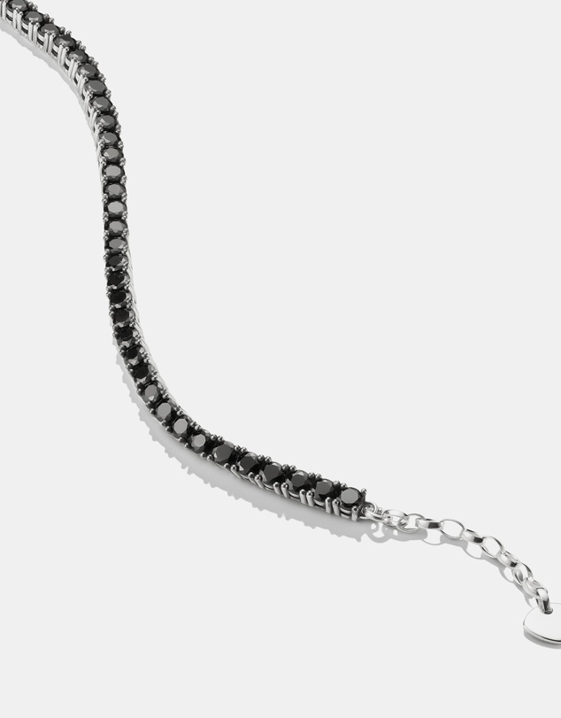THOMAS SABO - THOMAS SABO Tennis Bracelet with Black Zirconia Stones