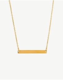 Zahar - Engravable Bar Necklace