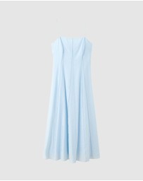 M.N.G - Lyocell Dress with Stitching Detail