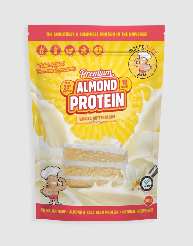 Macro Mike - Vanilla Buttercream Premium Almond Protein - 400g
