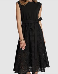 Decjuba - Eden Broderie Midi Dress