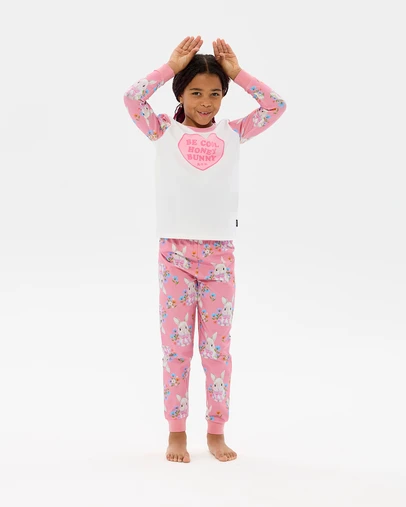 Rock Your Kid - Honey Bunny Long Sleeve Belle Sleep Set