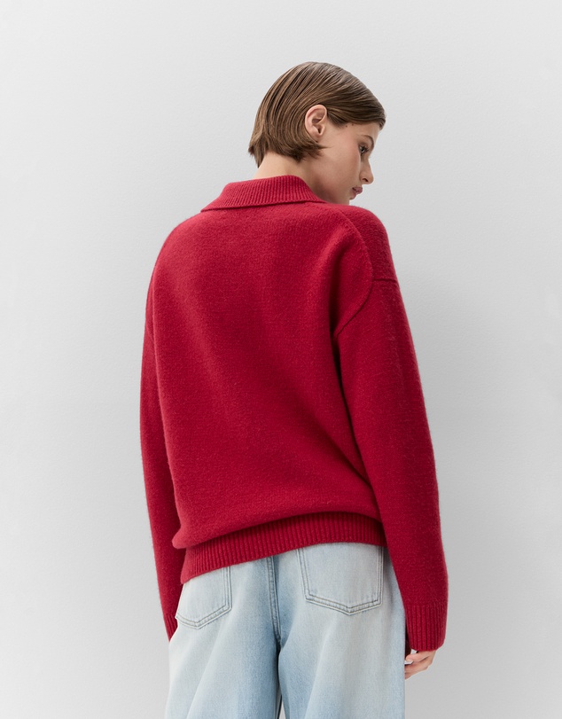 UNISON - Collared Wool Knit