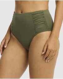 Sea Level Australia - Essentials Gathered Side High Waist Pant
