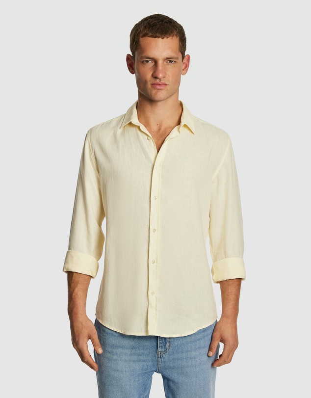 yd. - West Hampton Pure Linen Shirt