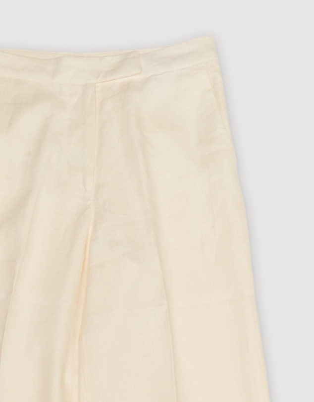 Revibe - Repaired Assembly Label Linen Pant