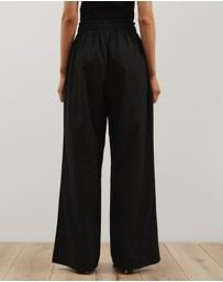 Atmos&Here - Fenn Linen Blend Drawstring Pants