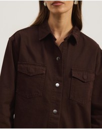 Atmos&Here - Frankie Oversize Denim Shacket