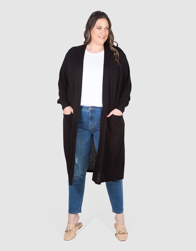 Love Your Wardrobe - Sara Longline Cardigan