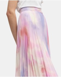 BOSS - Printed Plissé Skirt