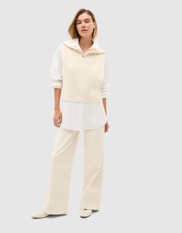 Seed Heritage - Rib Knit Collar Bib