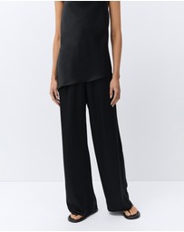 UNISON - Satin Wide Leg Pant