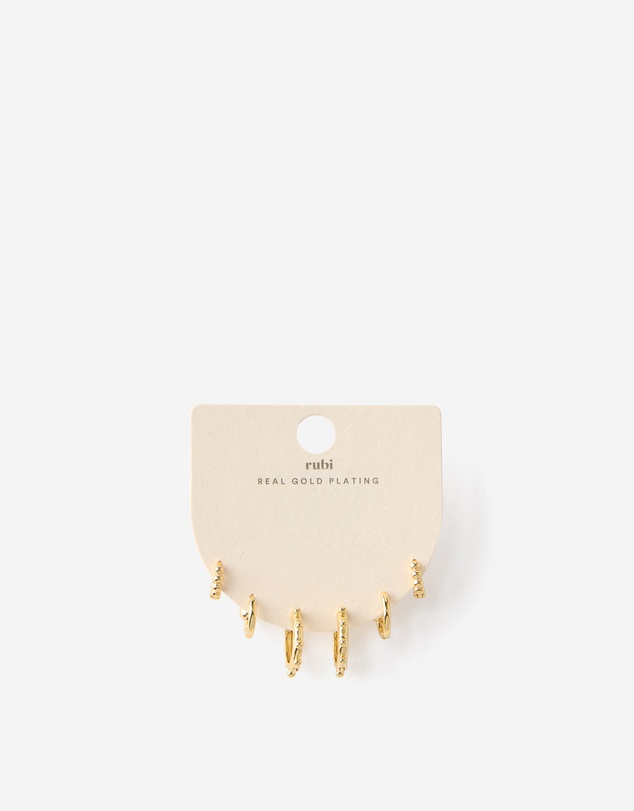 Rubi - 3Pk Mid Earring