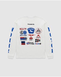 Duke + Dexter - DR Sponsors Vintage White Waffle Top