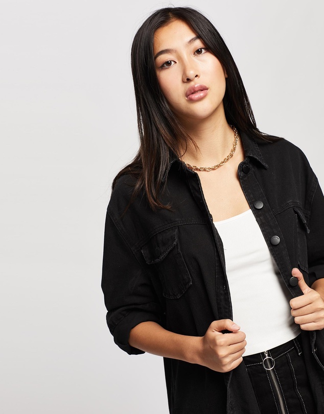 All About Eve - Denim Shacket
