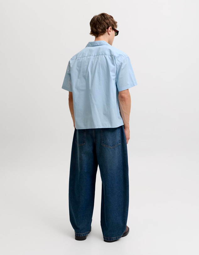 Jack & Jones - Menton Poplin Stripe Resort SS Shirt