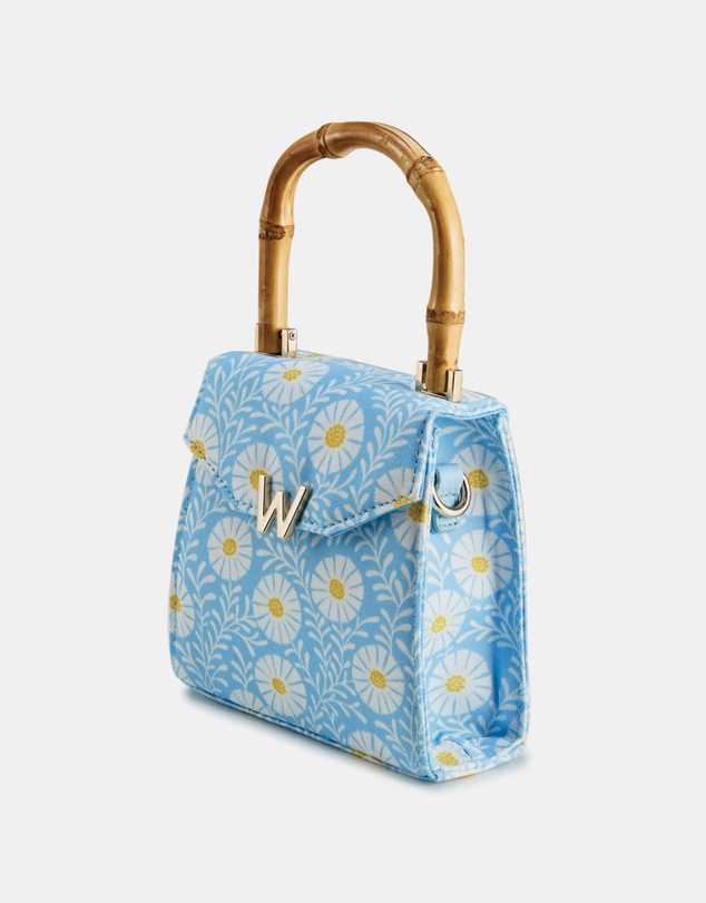 Wolf - Wolf Evie Collection Small Bag with Sky Daisy Print