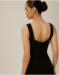 Tussah - Square Neck Midi Dress