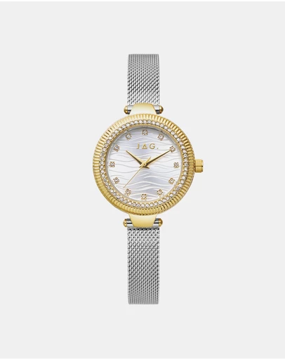 Jag - Maddy Womens Silver Dial 31mm Gold & Silver Watch