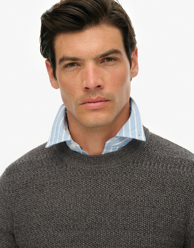 Superdry - Light Weight Cotton Texture Jumper