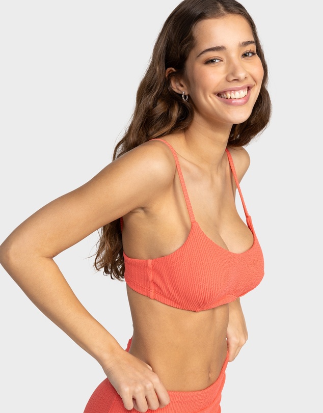 Roxy - Womens Aruba Bralette Dcup Bikini Top