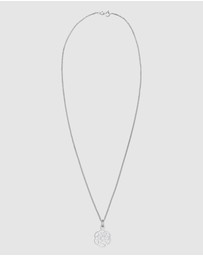 Elli Jewelry - Necklace Flower Of Life Ornament Symbol Flower In 925 Sterling Silver