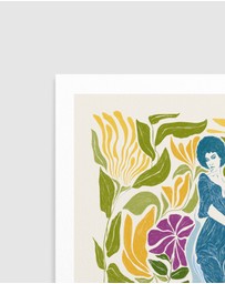 Olive et Oriel - Aquarius - Illustrated Star Sign Art Print