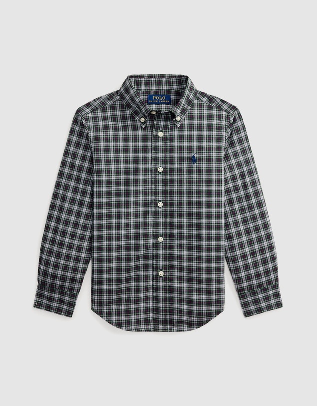 Polo Ralph Lauren - Plaid Cotton Poplin Shirt - ICONIC EXCLUSIVE - Kids
