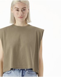 American Apparel - Heavyweight Garment Dyed Women's Muscle T-Shirt